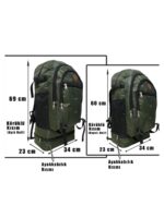 Polo Dağcı 90LT Dipli Körüklü Büyük Boy Kamp Çantası Yeşil - Görsel 8