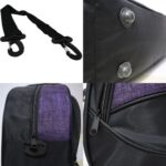 Çift Renk Seyahat Çantası 2 Boy Mor - Görsel 5