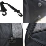 Çift Renk Seyahat Çantası 2 Boy Gri - Görsel 6